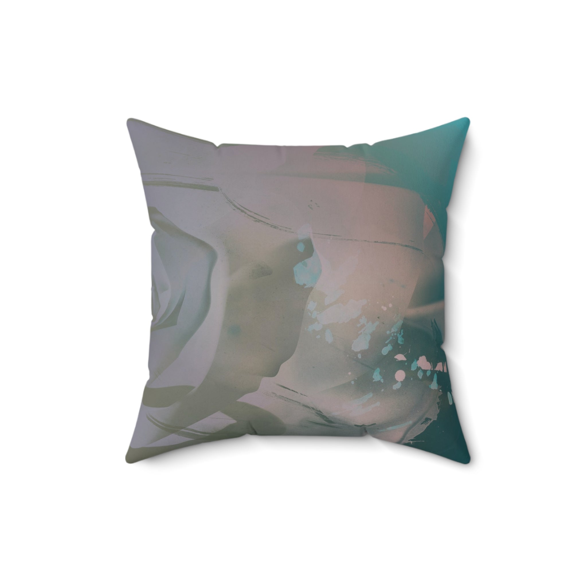Beneath the Quiet - Faux Suede Throw Pillow
