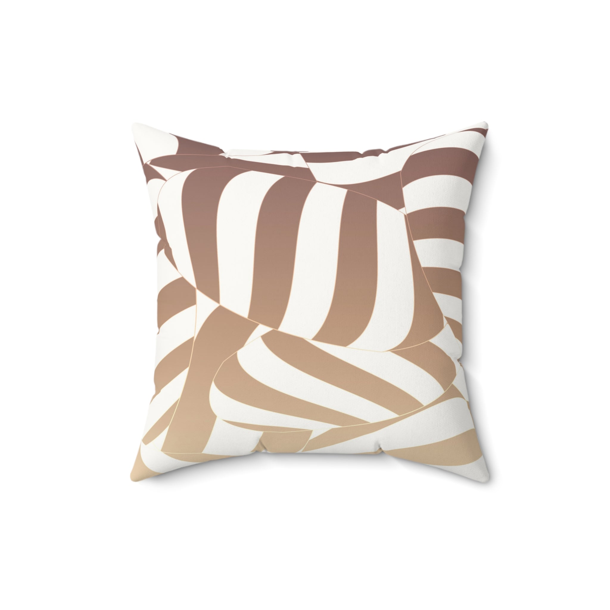 Bare Rhythm - Faux Suede Throw Pillow