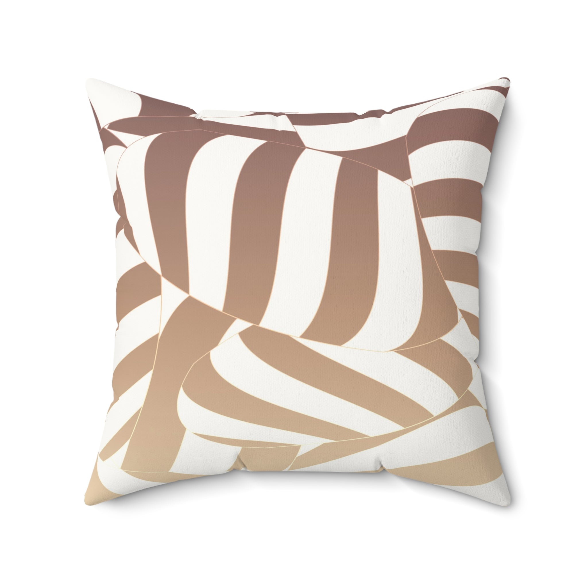 Bare Rhythm - Faux Suede Throw Pillow