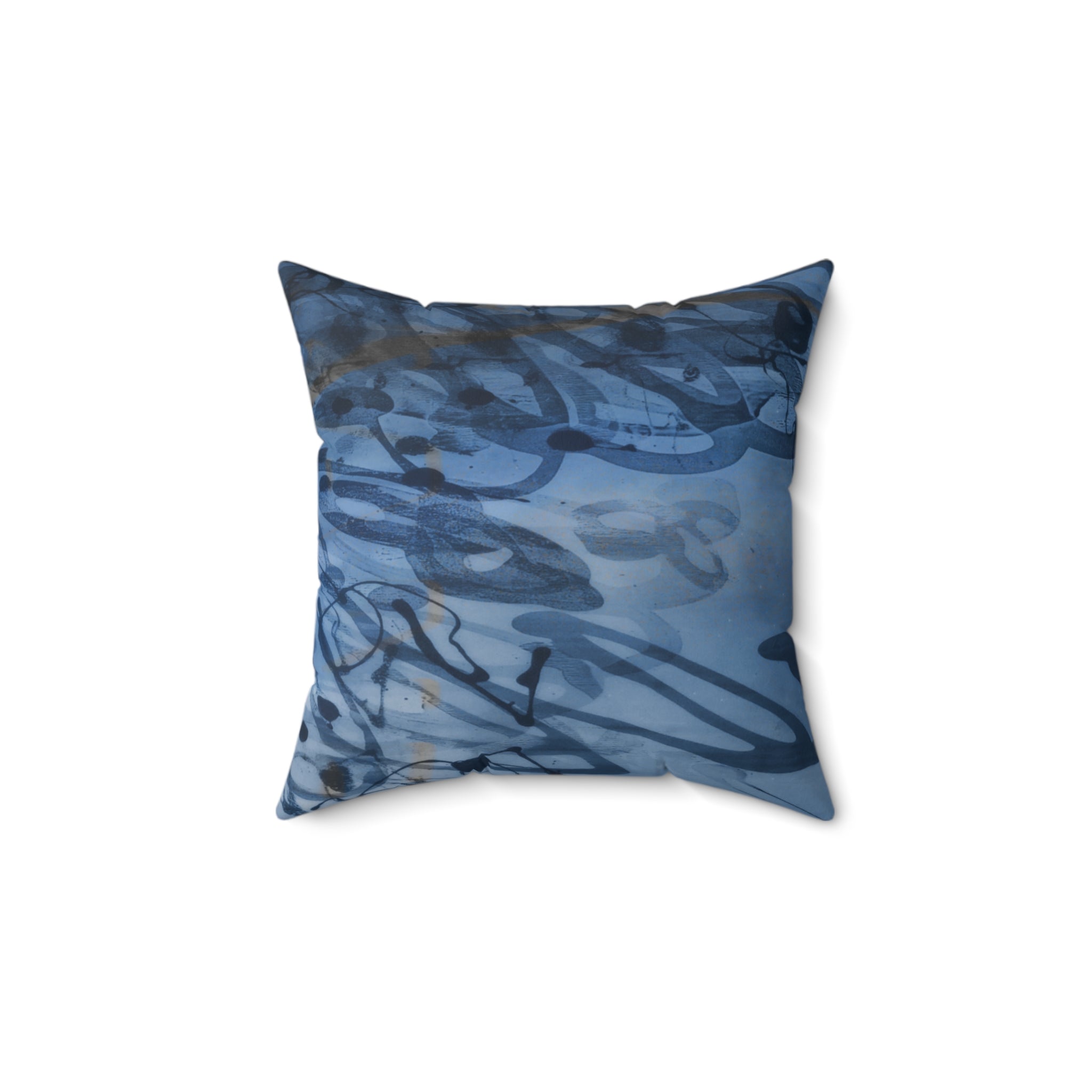 Cold Blooded. Clear Mind. - Faux Suede Throw Pillow