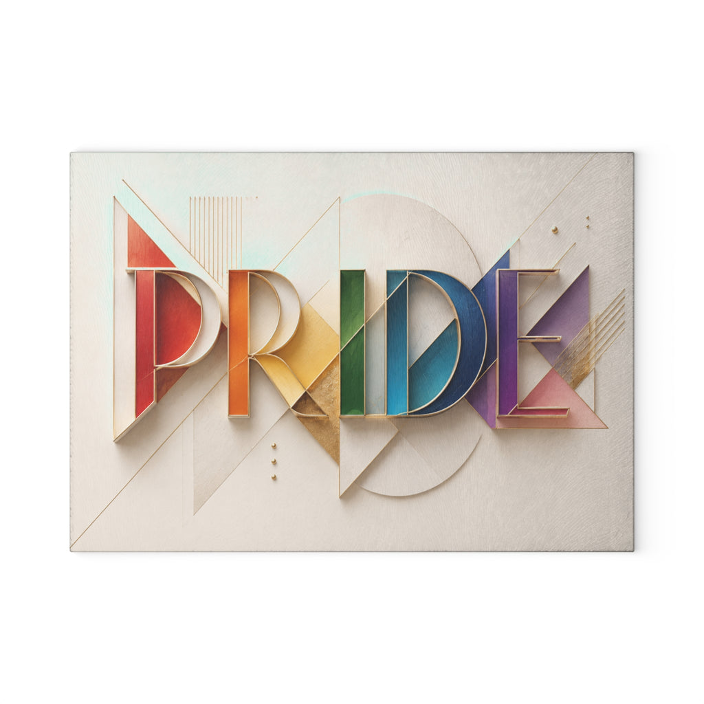 Pride Glass Cutting Board