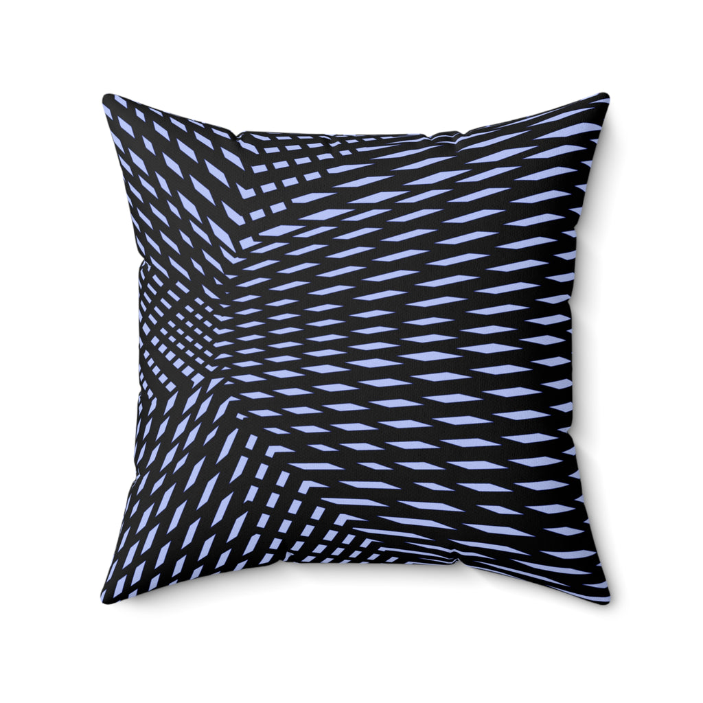 Apex Current - Faux Suede Throw Pillow
