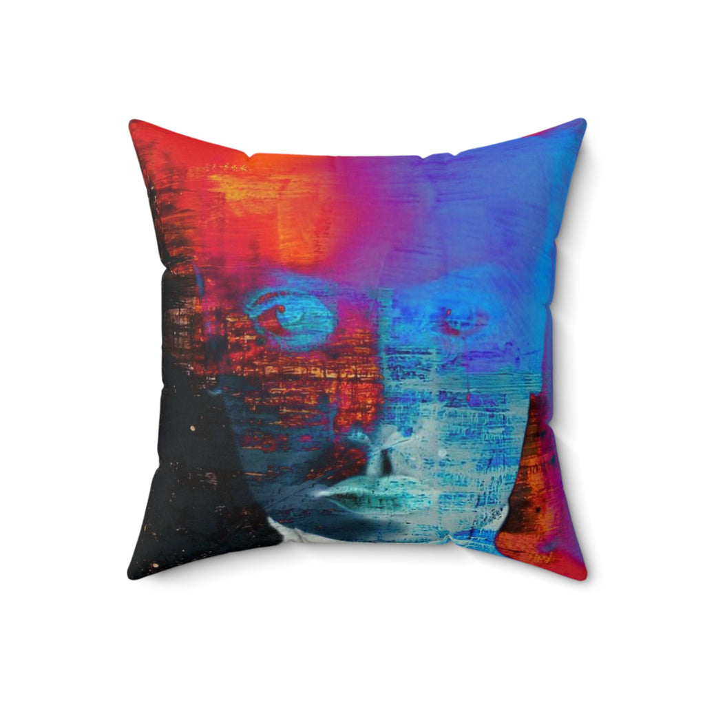 Burst Mode - Faux Suede Throw Pillow