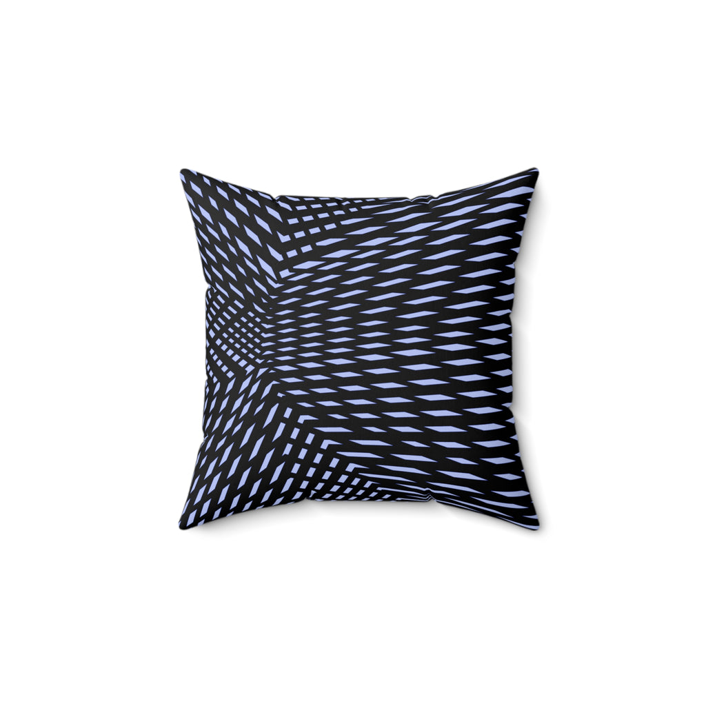 Apex Current - Faux Suede Throw Pillow
