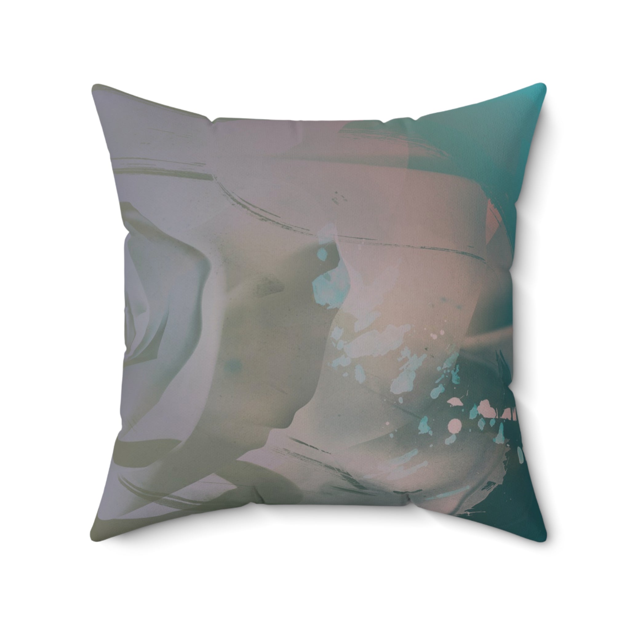 Beneath the Quiet - Faux Suede Throw Pillow