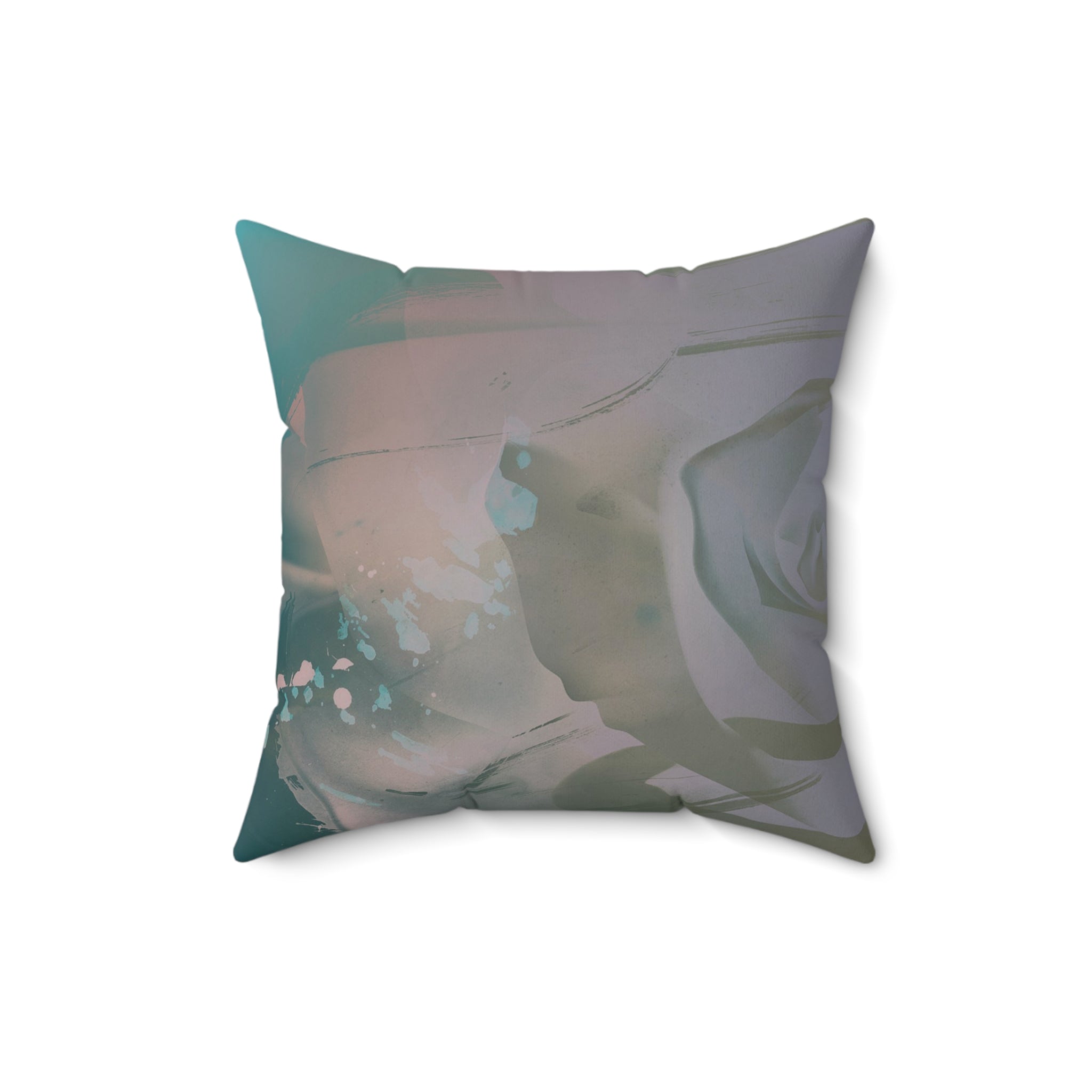 Beneath the Quiet - Faux Suede Throw Pillow
