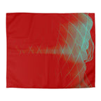 Crimson Signal - Duvet Cover
