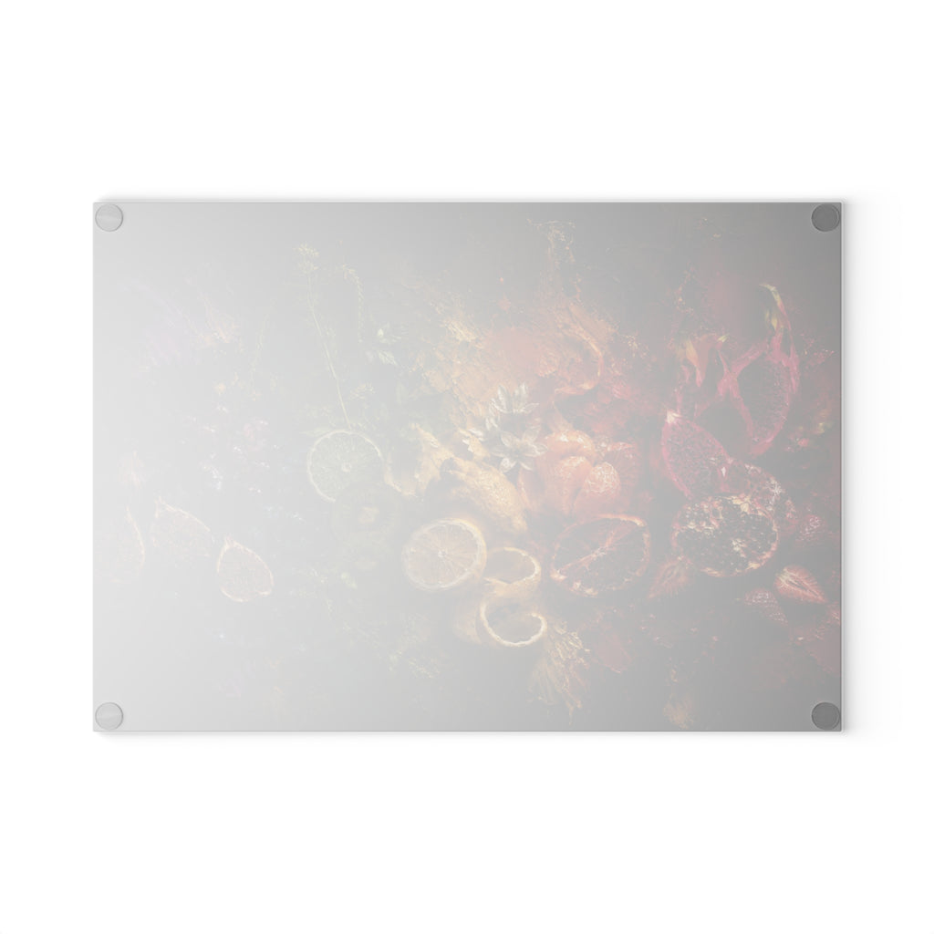 Gathered in Color - Glass Cutting Board