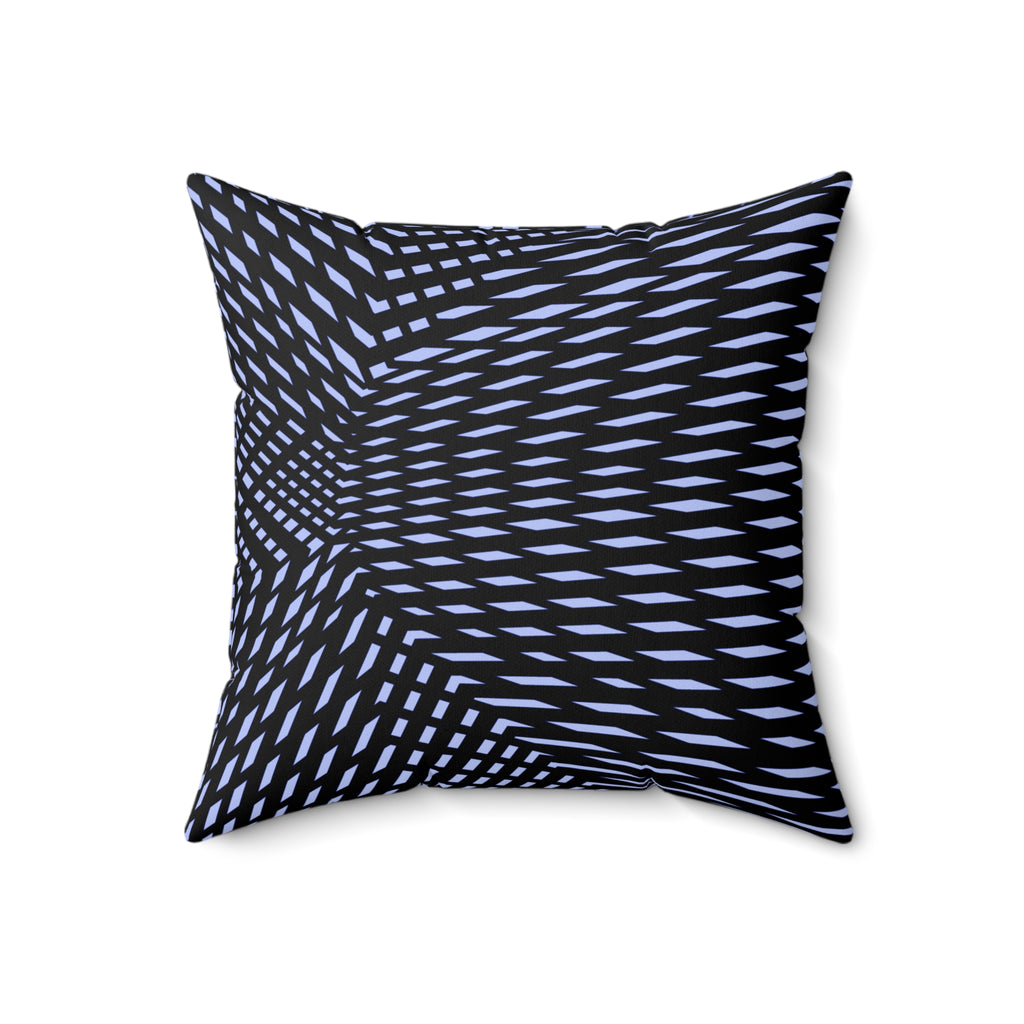 Apex Current - Faux Suede Throw Pillow