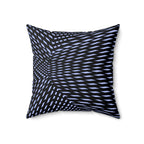 Apex Current - Faux Suede Throw Pillow