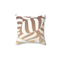 Bare Rhythm - Faux Suede Throw Pillow