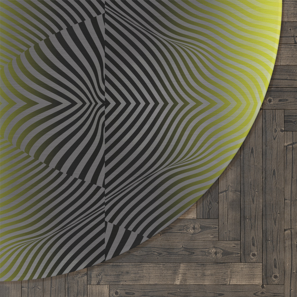 Reframed Reality - Round Area Rug