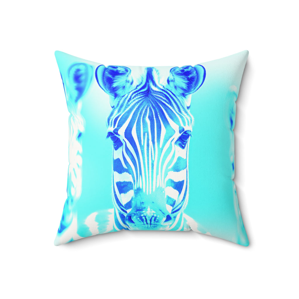 Blurred Lines - Faux Suede Throw Pillow