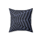 Apex Current - Faux Suede Throw Pillow