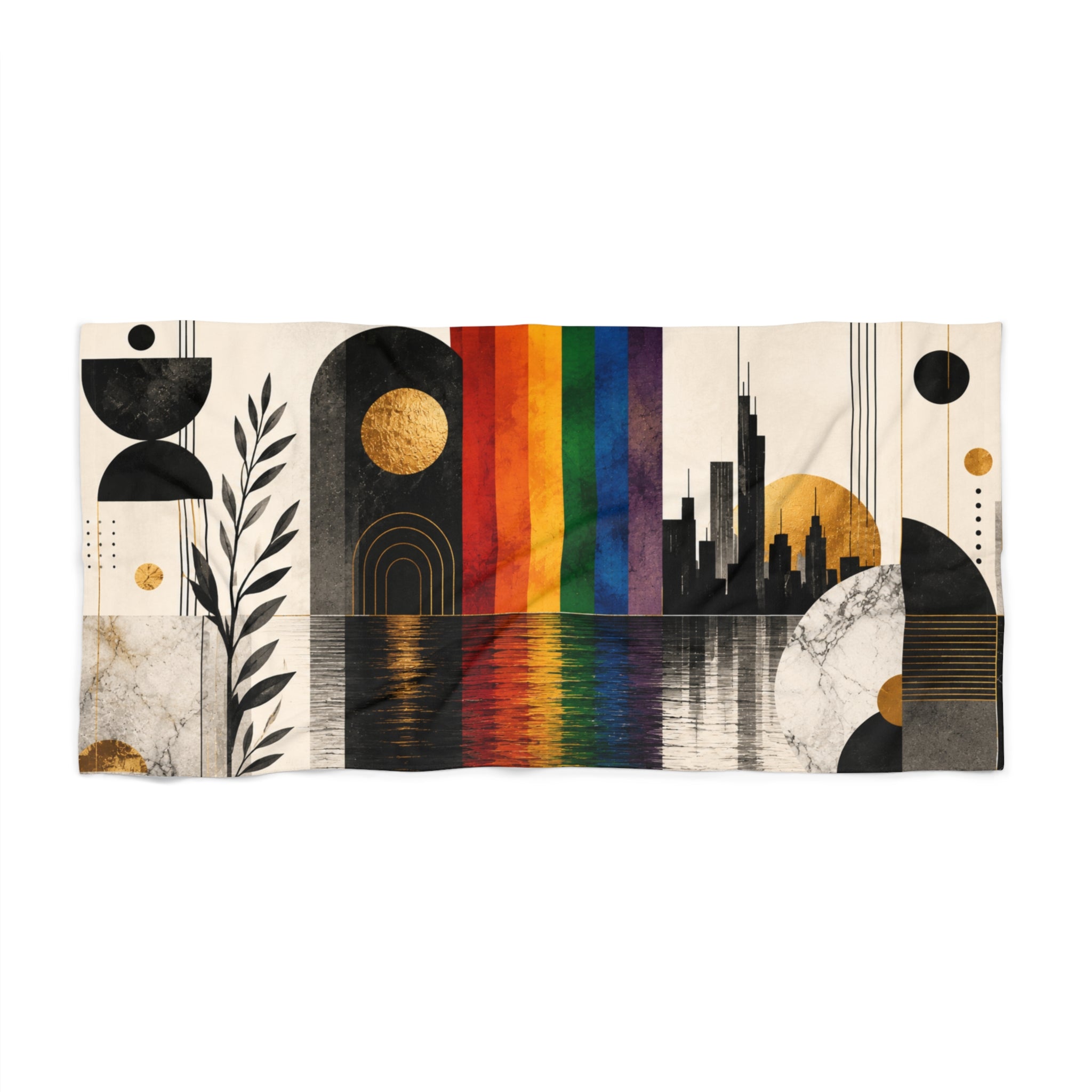 Built This Way - Beach Towel