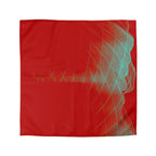 Crimson Signal - Duvet Cover