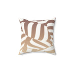 Bare Rhythm - Faux Suede Throw Pillow