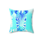 Blurred Lines - Faux Suede Throw Pillow