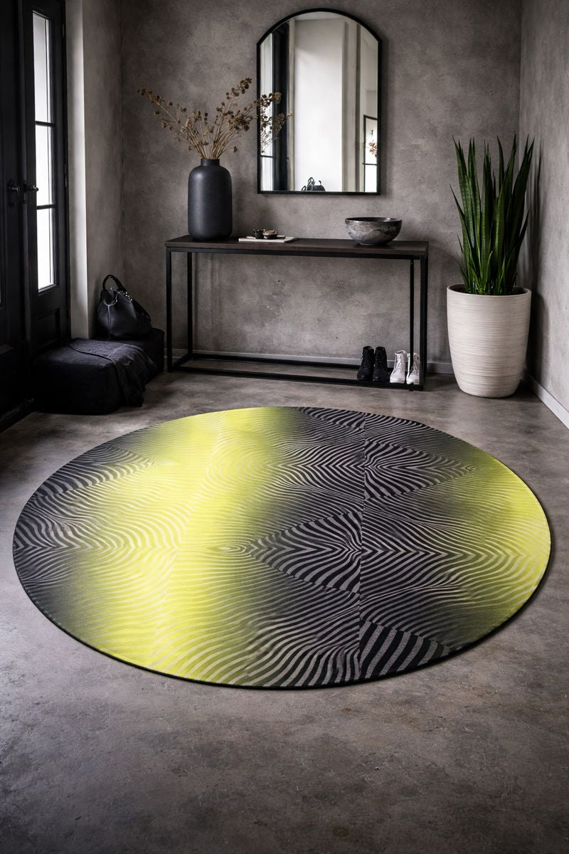 Reframed Reality - Round Area Rug