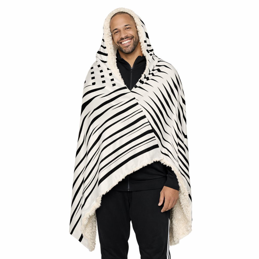 At Ease, Finally - Hooded Blanket