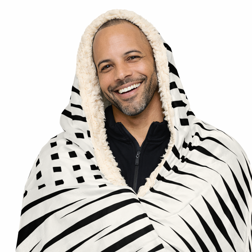 At Ease, Finally - Hooded Blanket