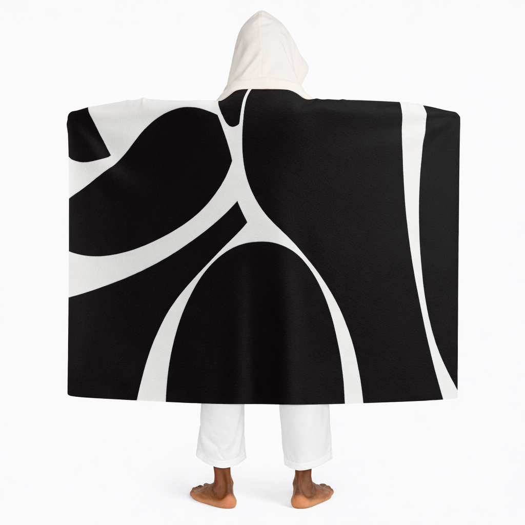 Wrapped in Yes - Hooded Sherpa Fleece Blanket