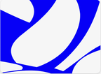 Cobalt Contour - Hooded Fleece Sherpa Blanket