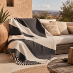 Structured Seduction - Boho Throw Blanket