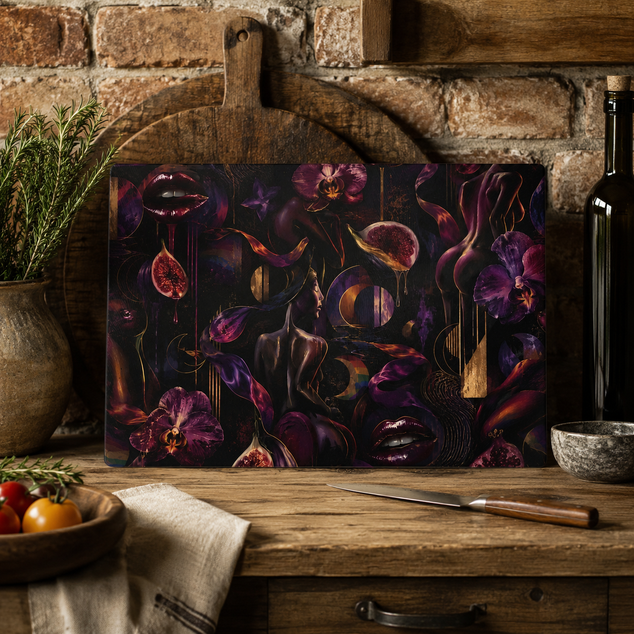 Taste Everything - Glass Cutting Board