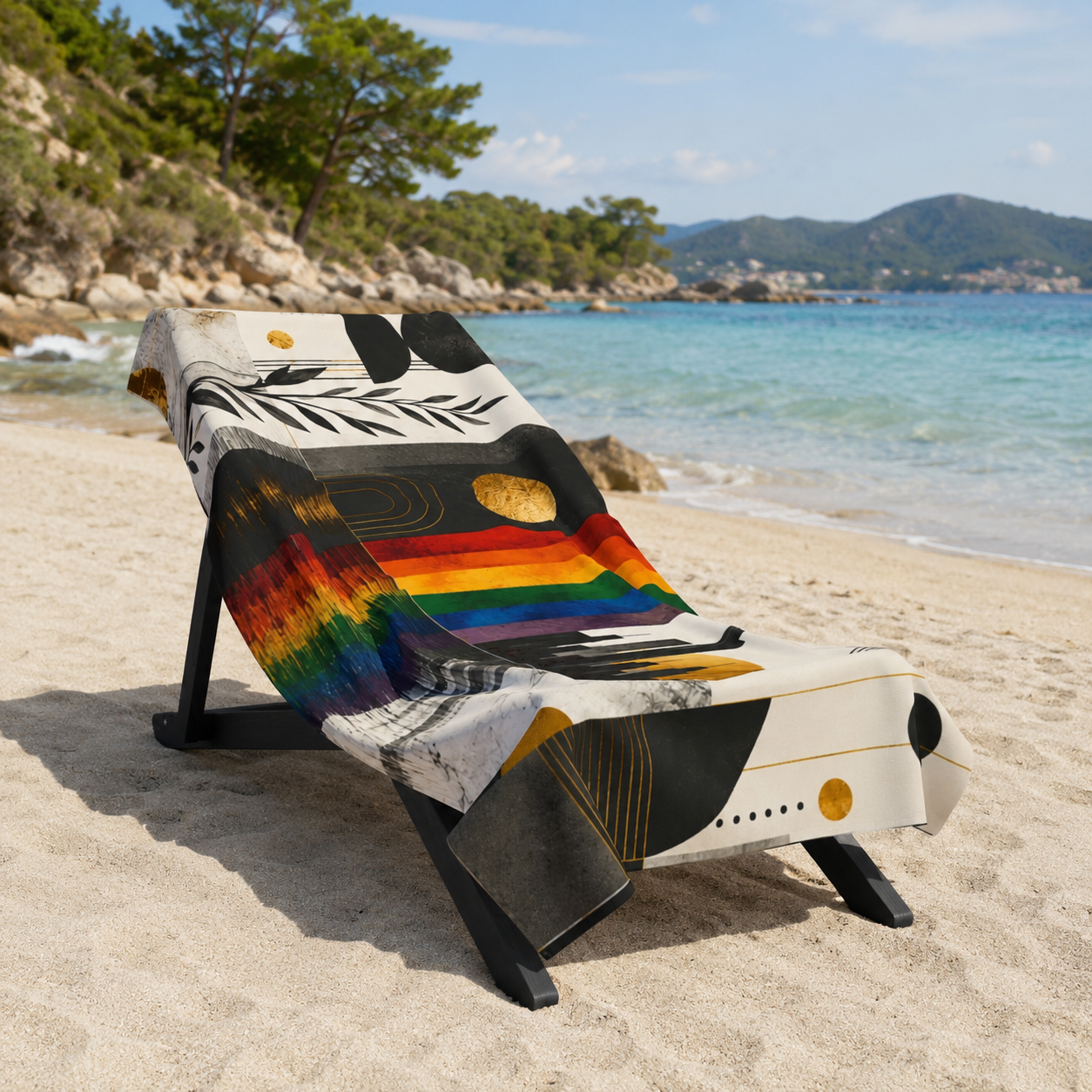 Built This Way - Beach Towel