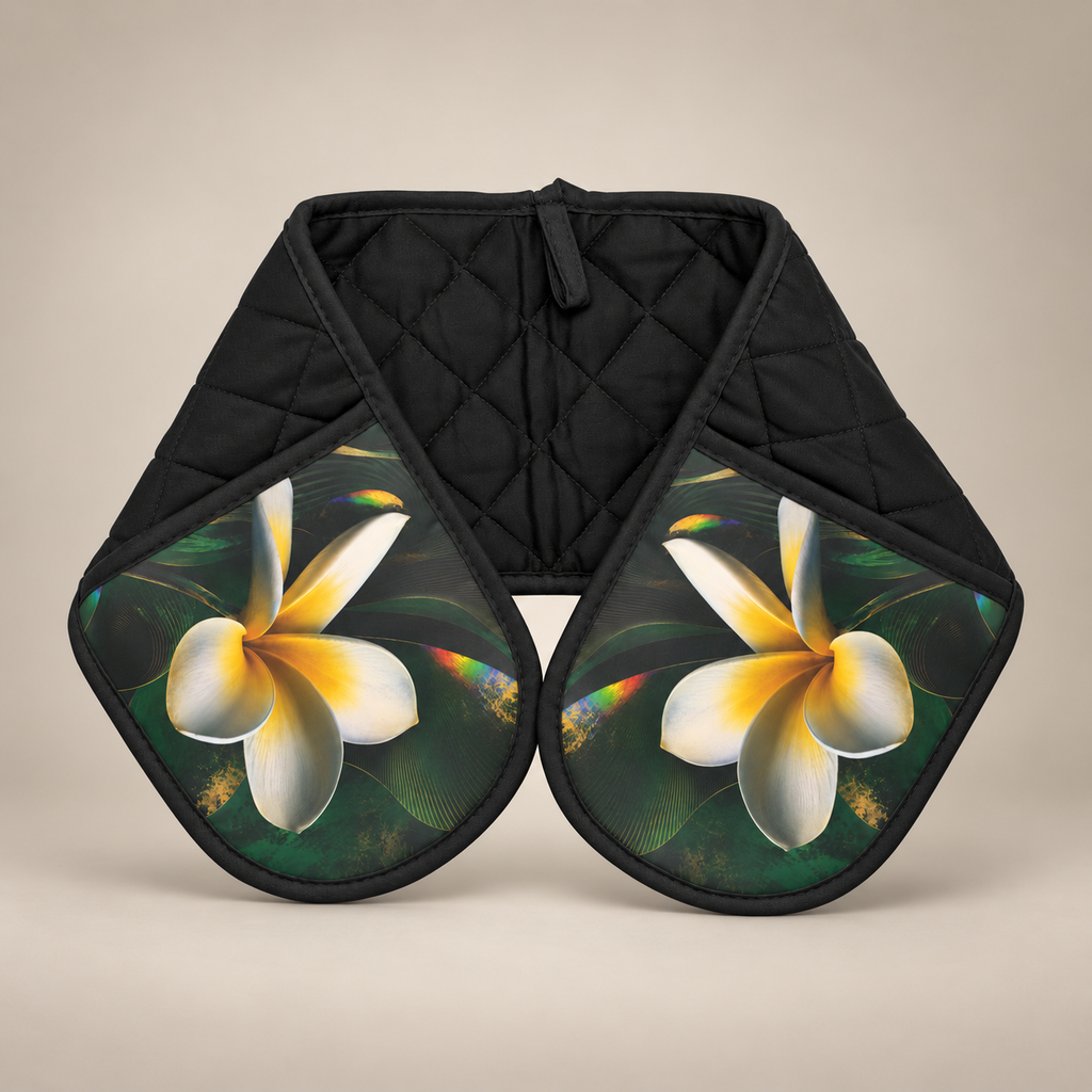 Out in Bloom - Oven Mitt, product image.