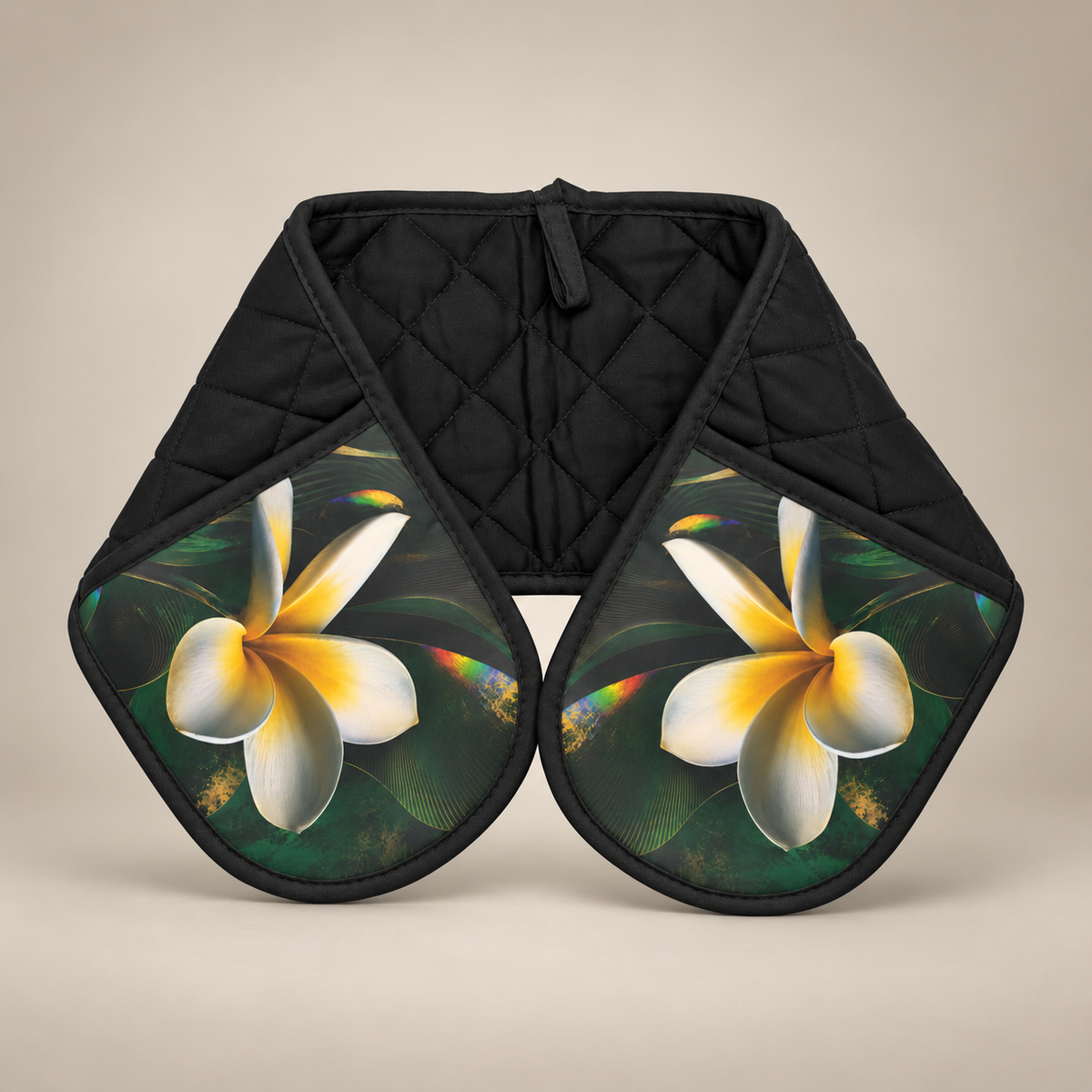 Out in Bloom - Oven Mitt, product image.