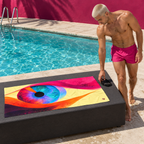 Iris Obscura | Beach Towel