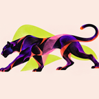 Panthera Nocturne | Beach Towel