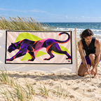 Panthera Nocturne | Beach Towel