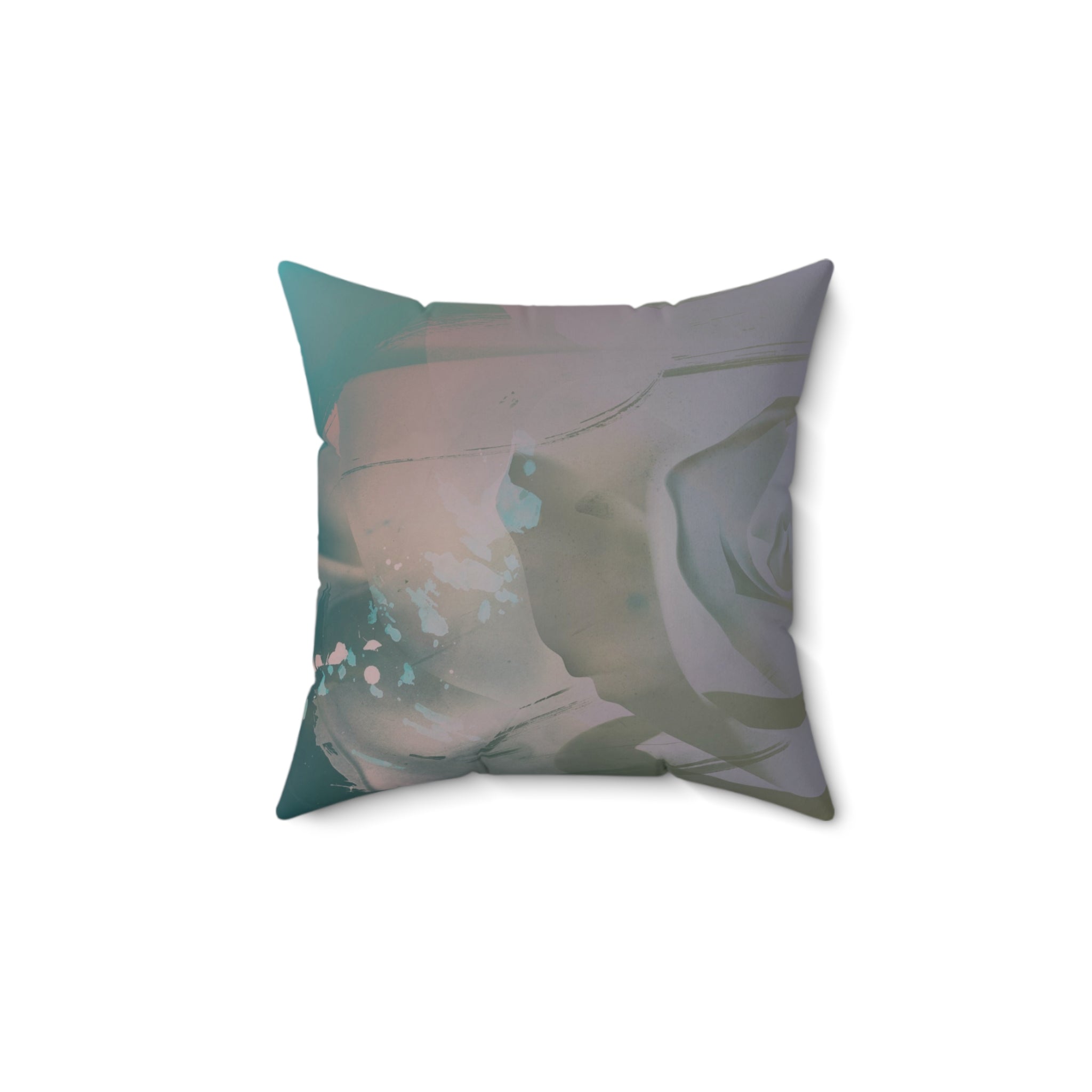 Beneath the Quiet - Faux Suede Throw Pillow