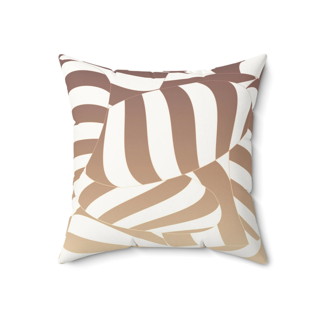 Bare Rhythm - Faux Suede Throw Pillow