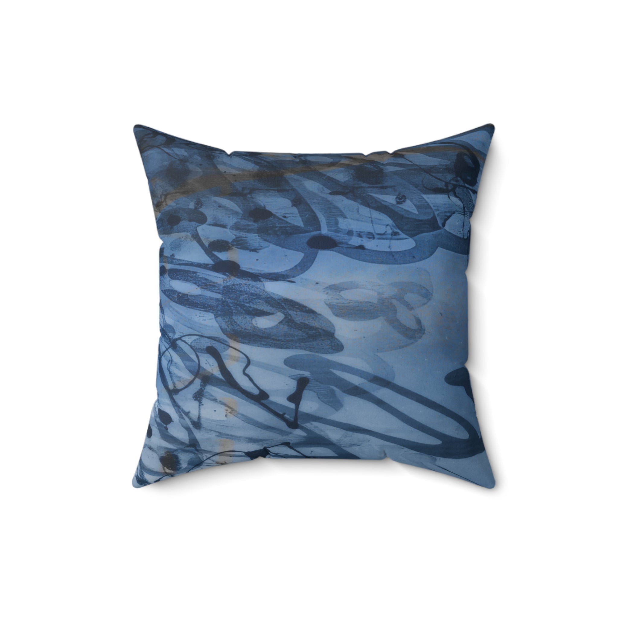 Cold Blooded. Clear Mind. - Faux Suede Throw Pillow