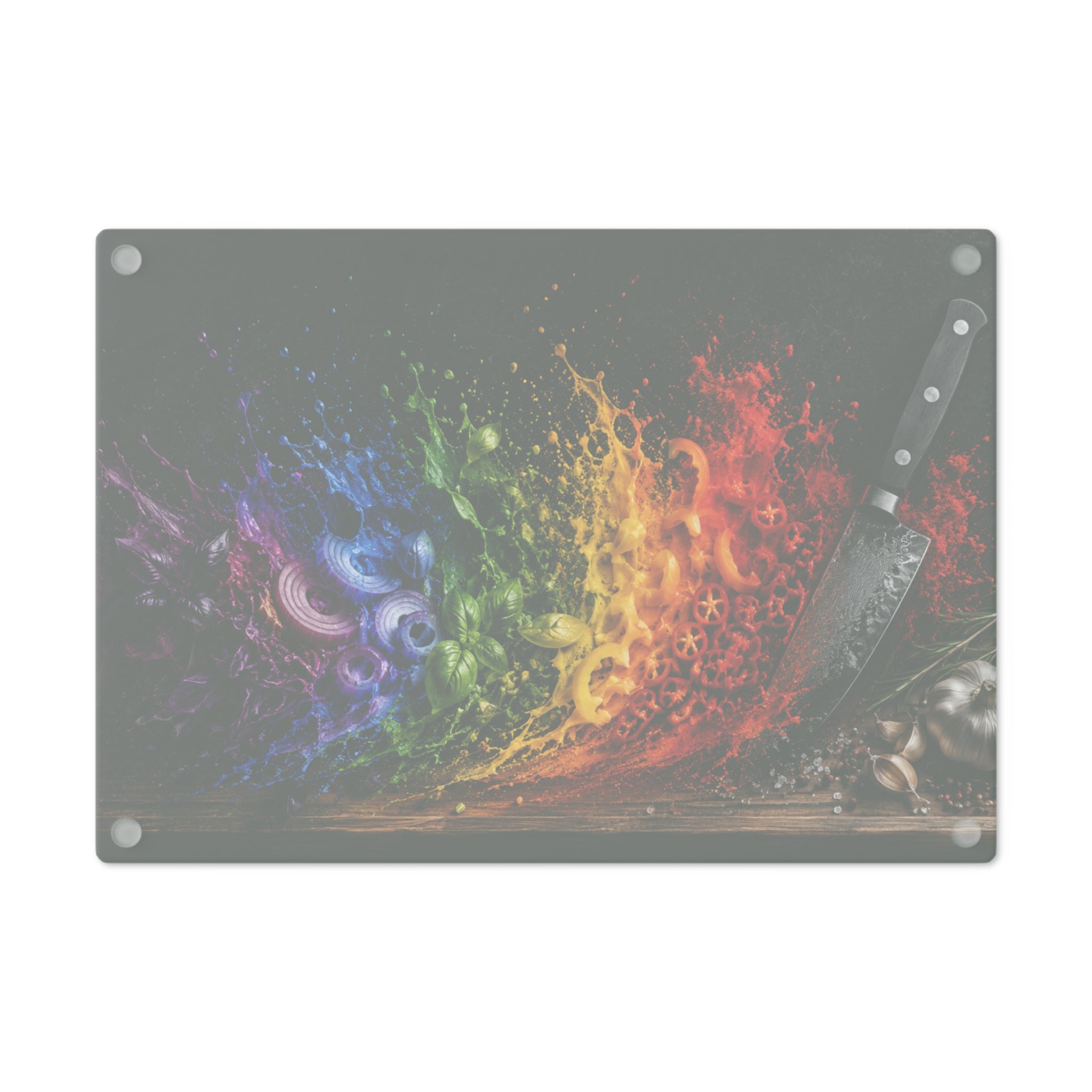 Flavor in Full Color - Cutting Board