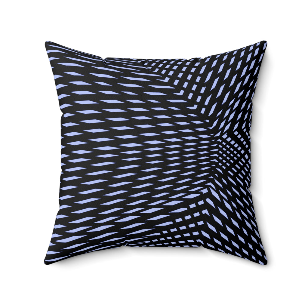 Apex Current - Faux Suede Throw Pillow