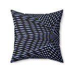 Apex Current - Faux Suede Throw Pillow