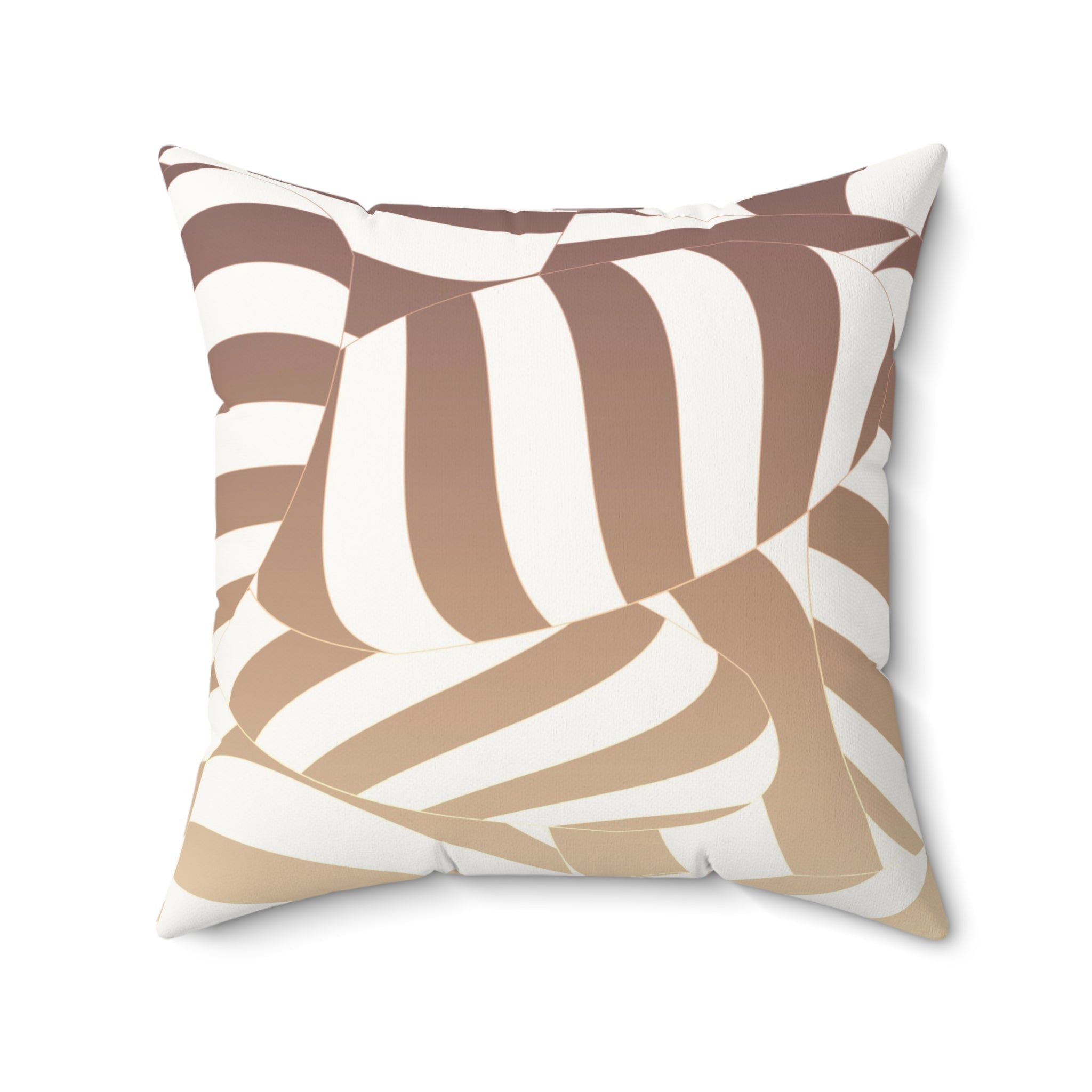 Bare Rhythm - Faux Suede Throw Pillow