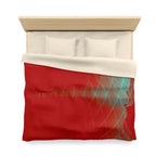 Crimson Signal - Duvet Cover