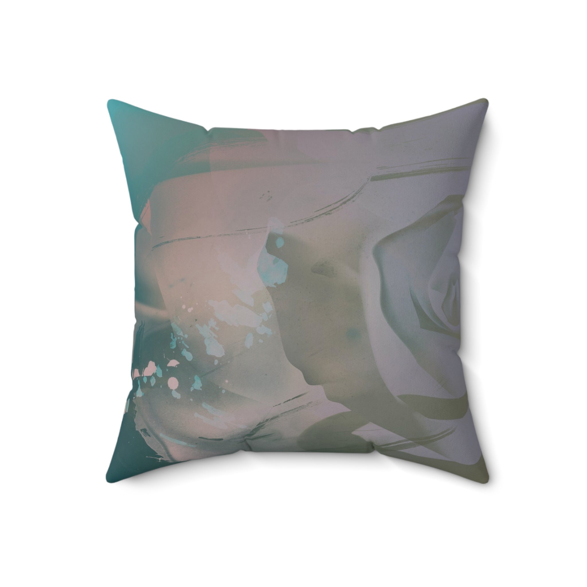 Beneath the Quiet - Faux Suede Throw Pillow