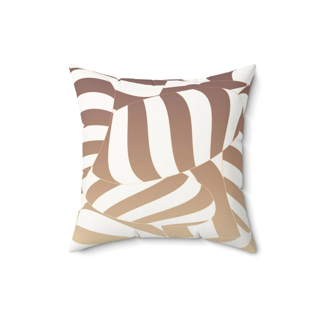 Bare Rhythm - Faux Suede Throw Pillow