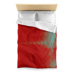 Crimson Signal - Duvet Cover