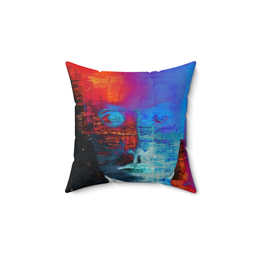 Burst Mode - Faux Suede Throw Pillow