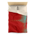 Crimson Signal - Duvet Cover