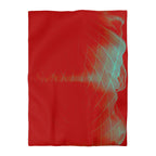 Crimson Signal - Duvet Cover