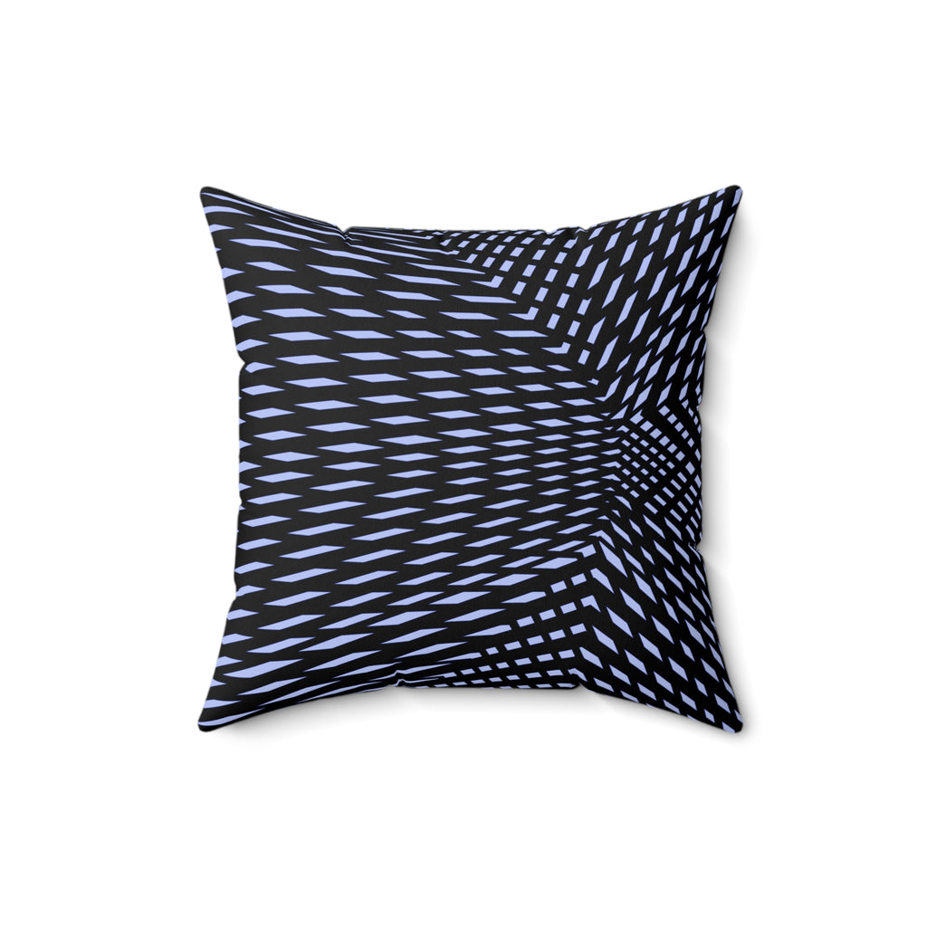 Apex Current - Faux Suede Throw Pillow